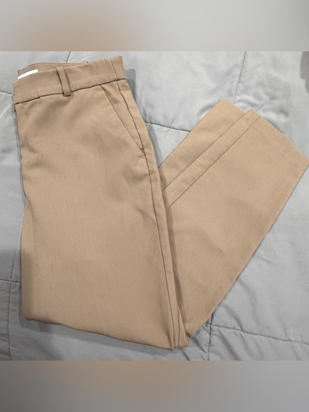H&M Tan Straight-Leg Chinos